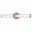 Division 24 Inch LED Vanity Light In Bright Gold