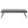 Dodson Fabric Upholstered Dining Bench In Grey