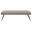 Dodson Fabric Upholstered Dining Bench In Taupe