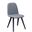 Dolce Dining Chair Set of 2 In Dark Grey