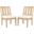 Dominica Outdoor Dining Chair Set of 2 In Natural