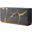 Domitianus Wood Sideboard With Gold Accents In Gray