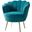 Donata Barrel Chair In Blue