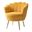 Donata Barrel Chair In Mustard