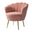 Donata Barrel Chair In Pink