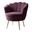 Donata Barrel Chair In Purple