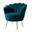 Donata Barrel Chair In Teal