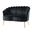 Donata Loveseat In Black