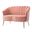 Donata Loveseat In Pink