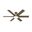 Donatella 52 Inch Ceiling Fan with LED Light Kit and Handheld Remote In Luxe Gold and Warm Grey Oak