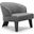 Donato Dark Grey Accent Chair
