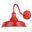 Dorado 12 Inch Outdoor Wall Light In Red and White