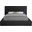 Dorian Velvet Full Bed In Black Velvet