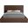 Dorian Velvet Full Bed In Brown Velvet