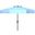 Dorinda 9Ft Crank Umbrella in Blue and White