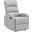 Dormi Leather Recliner Chair In Grey
