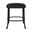 Dortmund 26 Inch Counter Height Backless Stool In Sable Onyx and Licorice Black