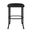 Dortmund 30 Inch Bar Height Backless Stool In Sable Onyx and Licorice Black