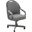 Douglas Caster Swivel Tilt Fabric Dinning Chair In Seagray and Gray