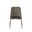 Dover Dining Chair Set of 2 In Bravo Portabella and Sparrow Grey