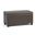 Dover Vegan Faux Leather Storage Ottoman Bench In Chocolate Brown