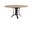 Dovetail 48 Inch Round Table In Bleached White