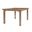 Dovetail 60 Inch Friendship Table In Bleached White