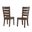 Dovetail Horizontal Slat Side Chair In Aged Grey