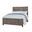 Dovetail Queen Board and Batten Bed In Mystic Grey
