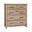 Dovetail Standing Dresser In Sun Bleached White
