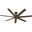 Downtown 60 Inch Energy Star Damp Rated Ceiling Fan and Wall Control In Matte Bronze
