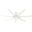 Downtown 60 Inch Energy Star Damp Rated Ceiling Fan and Wall Control In Matte White