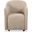 Drava Rolling Dining Chair In Beige