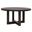 Driftwood 60" Round Dining Table In Black
