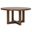 Driftwood 60" Round Dining Table In Saddle