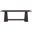 Driftwood Flip-Top Console Table In Burnt Timber
