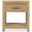 Driftwood One-Drawer Nightstand In Light Wood
