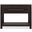 Driftwood One-Drawer Nightstand with Stone In Burnt Timber