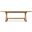 Driftwood Rectangle Dining Table with Two 20 Inch Leaves In Light Wood