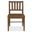 Driftwood Splatback Side Chair In Medium Wood