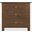 Driftwood Three-Drawer Nightstand In Medium Wood