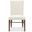 Driftwood Upholstered Side Chair In Beige