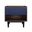 Duane Nightstand In Dark Brown and Navy Blue