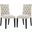 Duchess Beige Dining Chair Fabric Set of 2