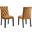 Duchess Performance Velvet Dining Chair Set Of 2 In Cognac