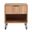 Dumbo Nightstand with 1 Drawer In Golden Brown