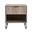 Dumbo Nightstand with 1 Drawer In Rustic Grey