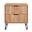 Dumbo Nightstand with 2 Drawer In Golden Brown