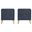 Dumbo Nightstand with 2 Drawer Set of 2 In Midnight Blue