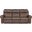 Duncan Power Sofa with Power Headrest and Lumbar In Light Brown